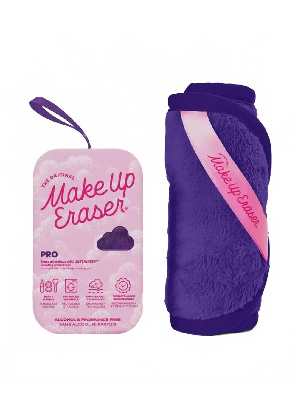 NIB Make Up Eraser PRO Purple Makeup Removing Cloth Reusable Washable